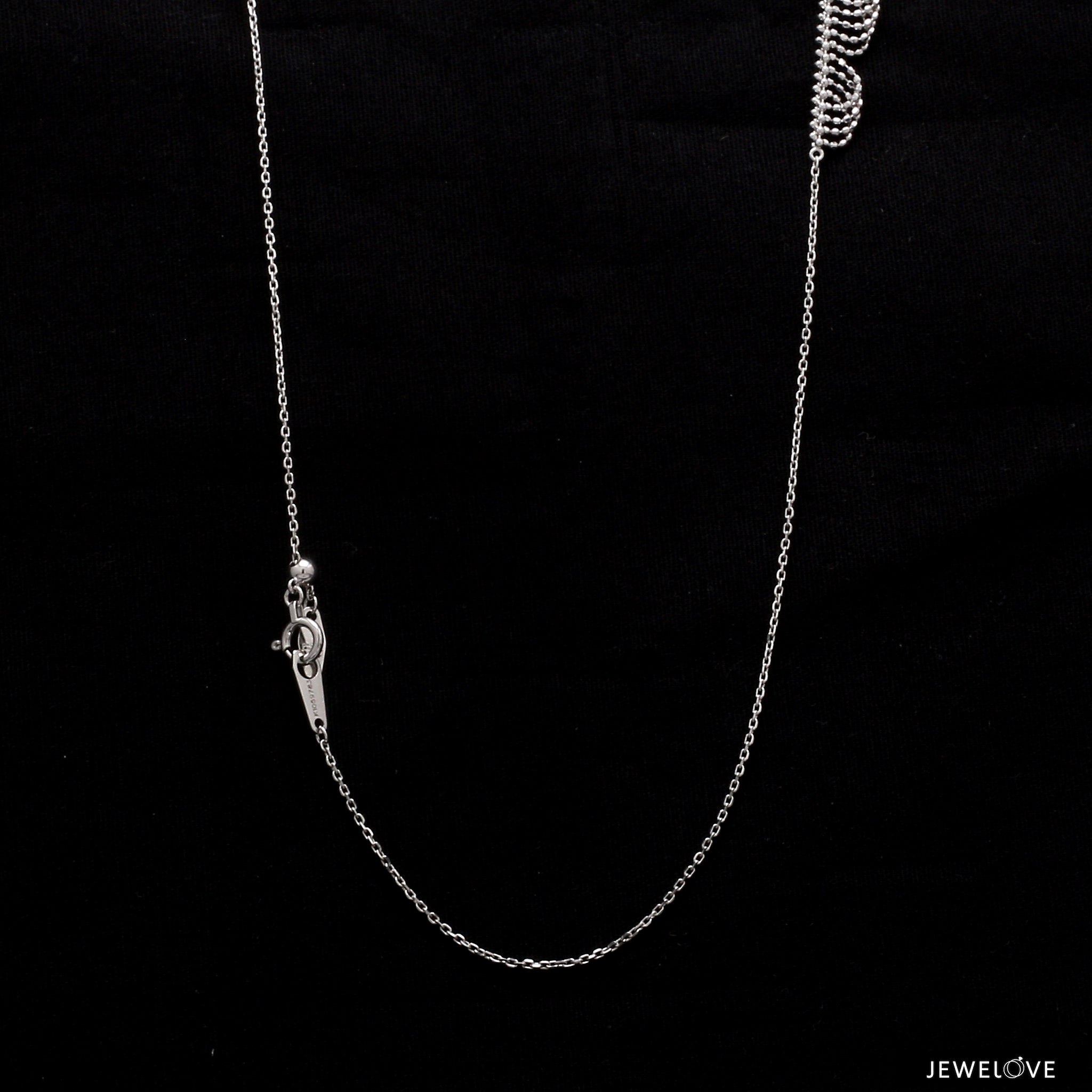 Japanese Platinum Necklace for Women JL PT CH 189   Jewelove.US