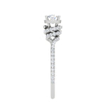 Load image into Gallery viewer, 0.30 cts Solitaire Designer Halo Diamond Shank Platinum Ring JL PT RP RD 179   Jewelove.US
