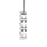 Load image into Gallery viewer, Platinum Triple Diamond Pendant for Women JL PT P P3 RD 100   Jewelove.US
