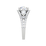 Load image into Gallery viewer, 0.50 cts Solitaire Platinum Diamond Split Shank Ring JL PT RERSS1220   Jewelove.US
