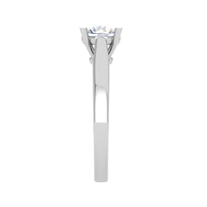 0.50 cts Solitaire Platinum Ring JL PT RS RD 135   Jewelove.US