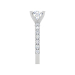 Load image into Gallery viewer, 0.50 cts Solitaire Platinum Diamond Shank Ring JL PT RERSS1221   Jewelove.US
