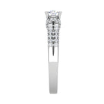 Load image into Gallery viewer, 0.50 cts Solitaire Split Diamond Shank Platinum Ring JL PT RP RD 207   Jewelove.US
