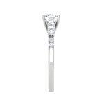 Load image into Gallery viewer, 0.50 cts Solitaire Diamond Shank Platinum Ring JL PT RP RD 131   Jewelove.US
