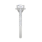 Load image into Gallery viewer, 0.50 cts Solitaire with Diamond Shank Platinum Ring JL PT RH RD 236   Jewelove.US
