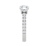 Load image into Gallery viewer, 0.70 cts Solitaire Platinum Shank Diamond Ring JL PT R3 RD 121   Jewelove.US
