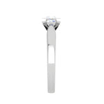 Load image into Gallery viewer, 0.30cts Princess Cut Diamond Platinum Solitaire Engagement Ring JL PT 52050   Jewelove.US
