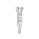 Load image into Gallery viewer, 0.50 cts Solitaire Diamond Shank Platinum Ring JL PT WB5735E   Jewelove.US
