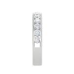 Load image into Gallery viewer, 7 Pointer Platinum Diamond Half Eternity Ring for Women JL PT WB RD 158   Jewelove
