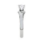 Load image into Gallery viewer, 0.50 cts Solitaire Split Shank Diamond Platinum Ring JL PT RP RD 194   Jewelove.US
