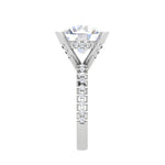 Load image into Gallery viewer, 0.70cts. Solitaire Diamond Shank Platinum Ring JL PT 50974   Jewelove.US
