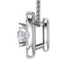 Load image into Gallery viewer, Designer Platinum with Diamond Solitaire Pendant JL PT PF RD 108   Jewelove.US
