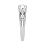 Load image into Gallery viewer, 0.50 cts. Solitaire Three Stone Diamond Platinum Engagement Ring JL PT R3 RD 120-A   Jewelove.US
