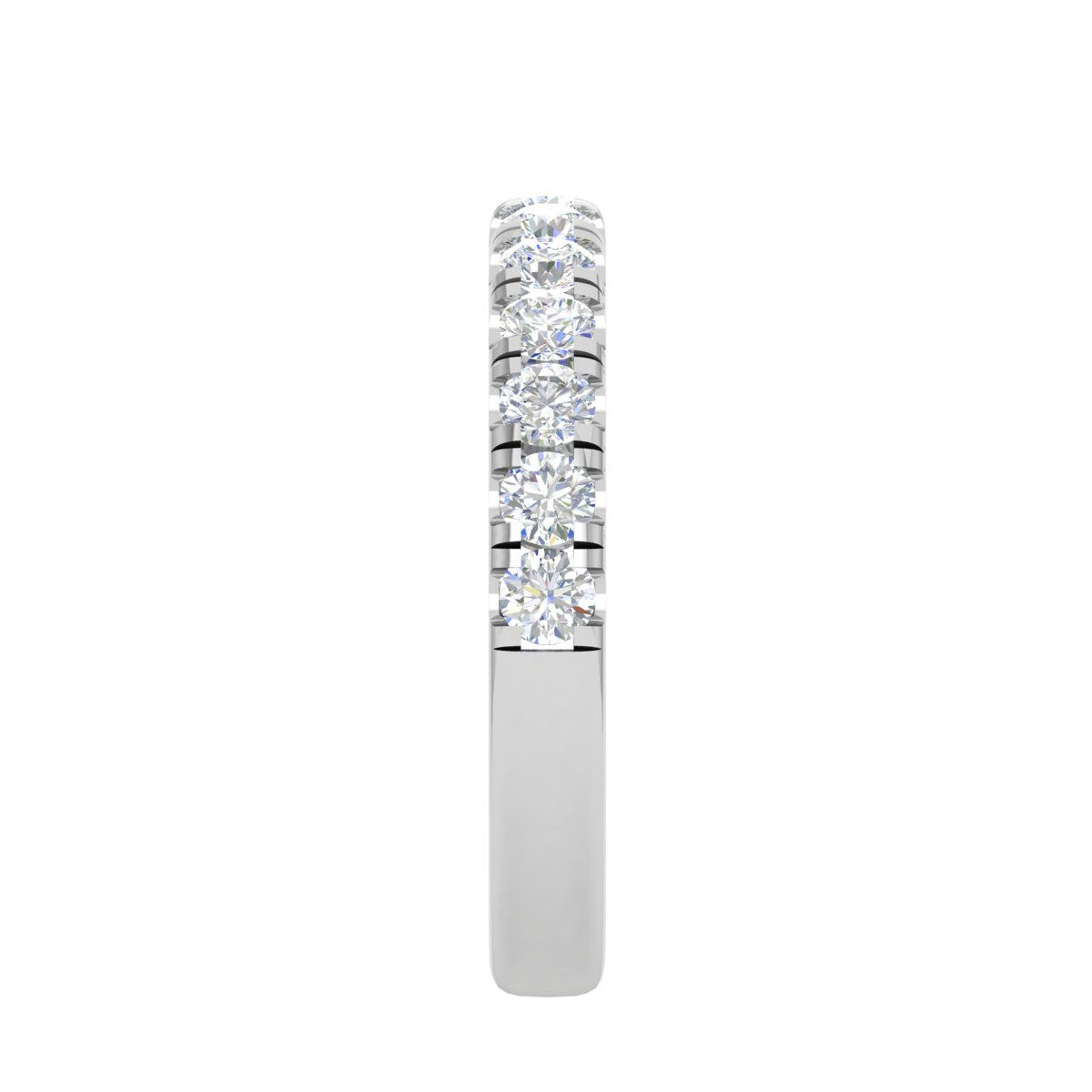 8 Pointer Platinum Diamond Ring for Women JL PT WB RD 103   Jewelove