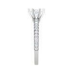 Load image into Gallery viewer, 0.50 cts Solitaire Diamond Shank Platinum Ring JL PT RC RD 252   Jewelove.US
