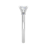 Load image into Gallery viewer, 0.50 cts Princess Cut Solitaire Platinum Ring JL PT RS PR 181   Jewelove.US
