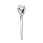 Load image into Gallery viewer, 0.50 cts Solitaire Shank Diamond Platinum Ring JL PT RP RD 215   Jewelove.US
