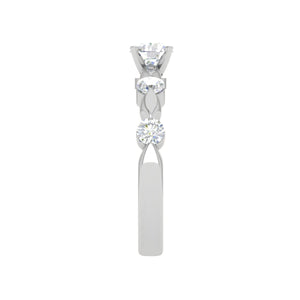 0.50 cts Solitaire Platinum Diamonds Ring JL PT RC RD 263   Jewelove.US