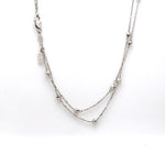 Load image into Gallery viewer, Japanese 2 Line Platinum Chain with Diamond Cut Balls JL PT CH 852-A   Jewelove.US
