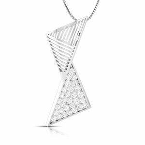 Designer Platinum Diamond Pendant & Earrings JL PT P BT 34-F  Pendant-only Jewelove.US