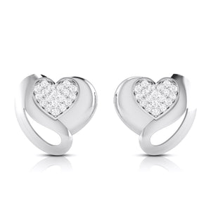 Platinum Diamond Heart Pendant Set JL PT P BT 38-B   Jewelove.US