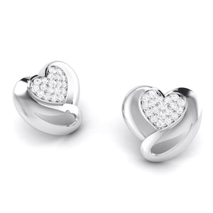 Platinum Diamond Heart Pendant Set JL PT P BT 38-B   Jewelove.US