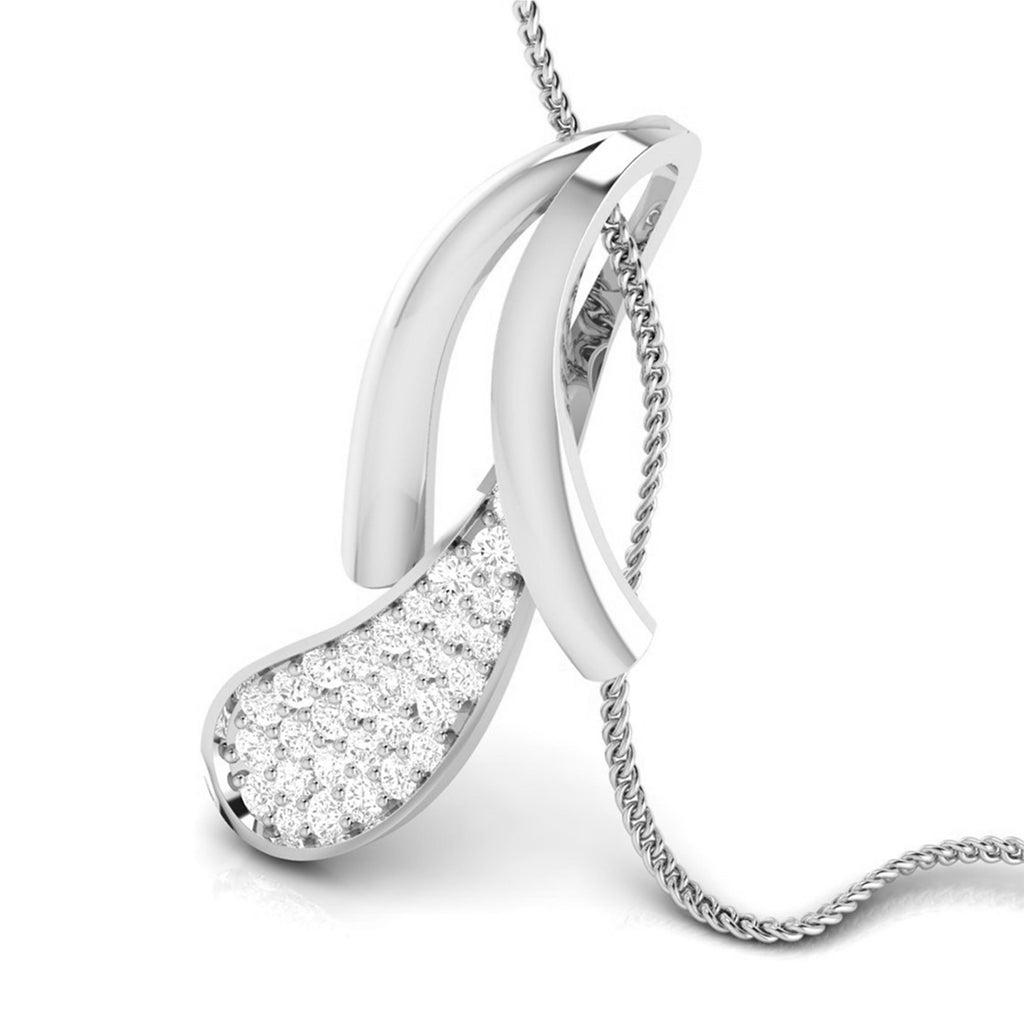 Designer Platinum Diamond Pendant for Women JL PT P BT 38-G   Jewelove.US