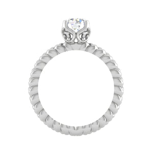 0.50 cts Solitaire Platinum Ring JL PT RS RD 121   Jewelove.US