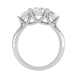 Load image into Gallery viewer, 0.50 cts. Solitaire Three Stone Diamond Platinum Engagement Ring JL PT R3 RD 120-A   Jewelove.US
