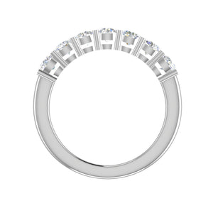 7 Diamond Platinum Ring for Women JL PT WB RD 112   Jewelove