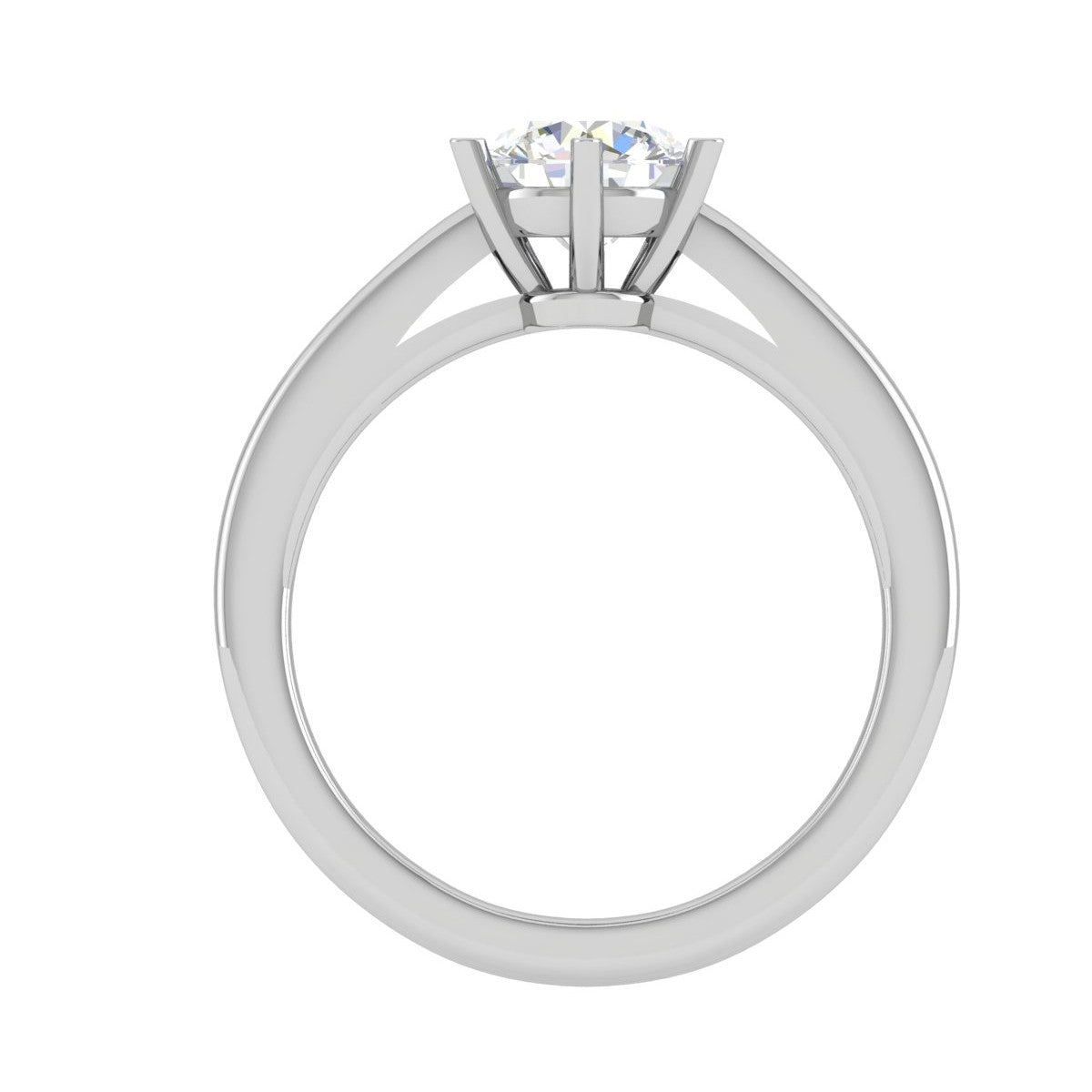 0.50 cts Solitaire Platinum Ring JL PT RS RD 138   Jewelove.US