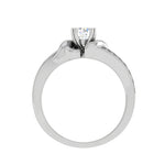 Load image into Gallery viewer, 0.30cts Solitaire Diamond Shank Platinum Ring JL PT JRW1557MM   Jewelove.US
