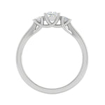 Load image into Gallery viewer, 0.40 cts. Princess Cut Solitaire Platinum Diamond Ring JL PT R3 PR 160   Jewelove.US
