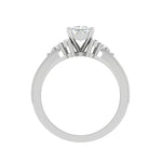 Load image into Gallery viewer, 0.30cts. Princess Cut Diamond Shank Platinum Solitaire Engagement Ring JL PT DR7962M   Jewelove.US
