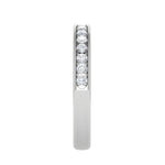 Load image into Gallery viewer, Platinum Half Eternity Diamond Ring for Women JL PT WB RD 131   Jewelove
