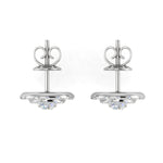 Load image into Gallery viewer, Platinum Solitaire Earrings JL PT E SE RD 106   Jewelove
