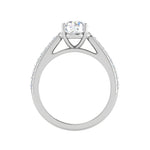 Load image into Gallery viewer, 0.50 cts Solitaire with Diamond Shank Platinum Ring JL PT RH RD 236   Jewelove.US
