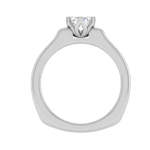 0.50 cts Solitaire Platinum Ring JL PT RS RD 140   Jewelove.US