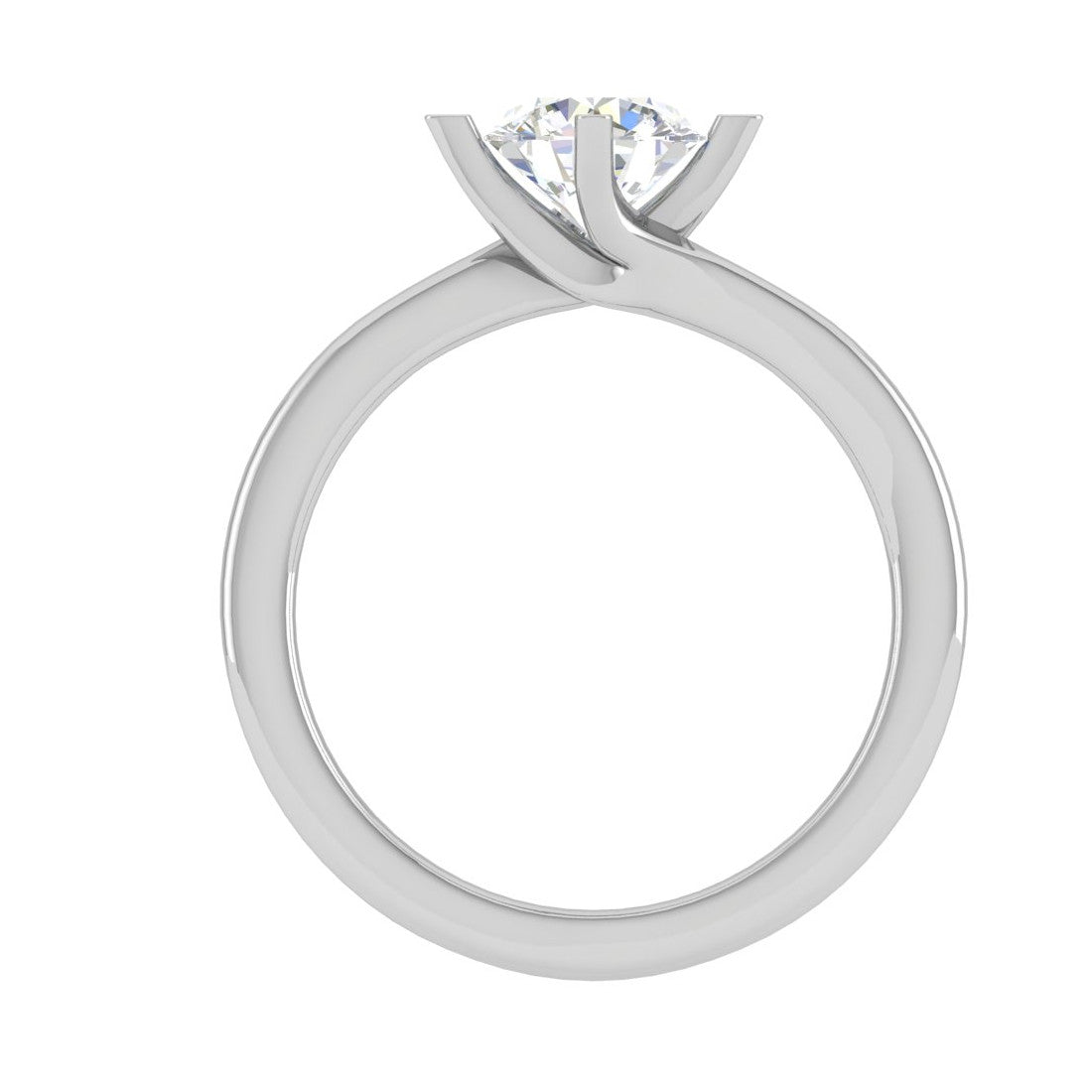 0.50 cts Solitaire Platinum Ring JL PT RS RD 141   Jewelove.US