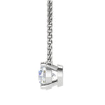 Load image into Gallery viewer, 0.50 cts. Platinum Solitaire Pendant for Women JL PT P SP RD 100   Jewelove.US
