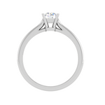 Load image into Gallery viewer, 0.50 cts Solitaire Diamond Shank Platinum Ring JL PT RC RD 262   Jewelove.US
