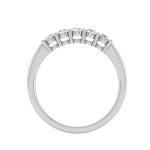 10 Pointer  Diamond Platinum Ring for Women JL PT WB RD 136   Jewelove