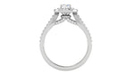 Load image into Gallery viewer, 0.50 cts Solitaire Square Double Halo Diamond Split Shank Platinum Ring JL PT RH RD 281   Jewelove.US
