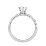 Load image into Gallery viewer, 0.50 cts Solitaire Split Shank Diamond Platinum Ring JL PT RP RD 193   Jewelove.US
