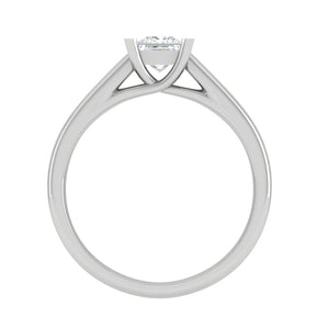 0.50 cts Princess Cut Solitaire Platinum Ring JL PT RS PR 192   Jewelove.US