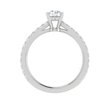 Load image into Gallery viewer, 0.50 cts Solitaire Diamond Shank Platinum Ring JL PT RC RD 253   Jewelove.US
