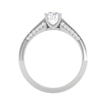 Load image into Gallery viewer, 0.50 cts Solitaire Diamond Split Shank Platinum Ring JL PT RP RD 134   Jewelove.US
