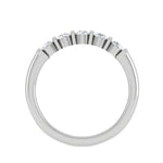 Load image into Gallery viewer, 10 Pointer Half Eternity Diamond Platinum Ring for Women JL PT WB RD 145   Jewelove
