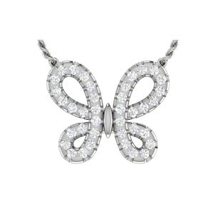 Platinum Pendant with Diamonds for Women JL PT P PF RD 117   Jewelove.US