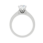 Load image into Gallery viewer, 0.50 cts Solitaire Diamond Shank Platinum Ring JL PT RC RD 266   Jewelove.US
